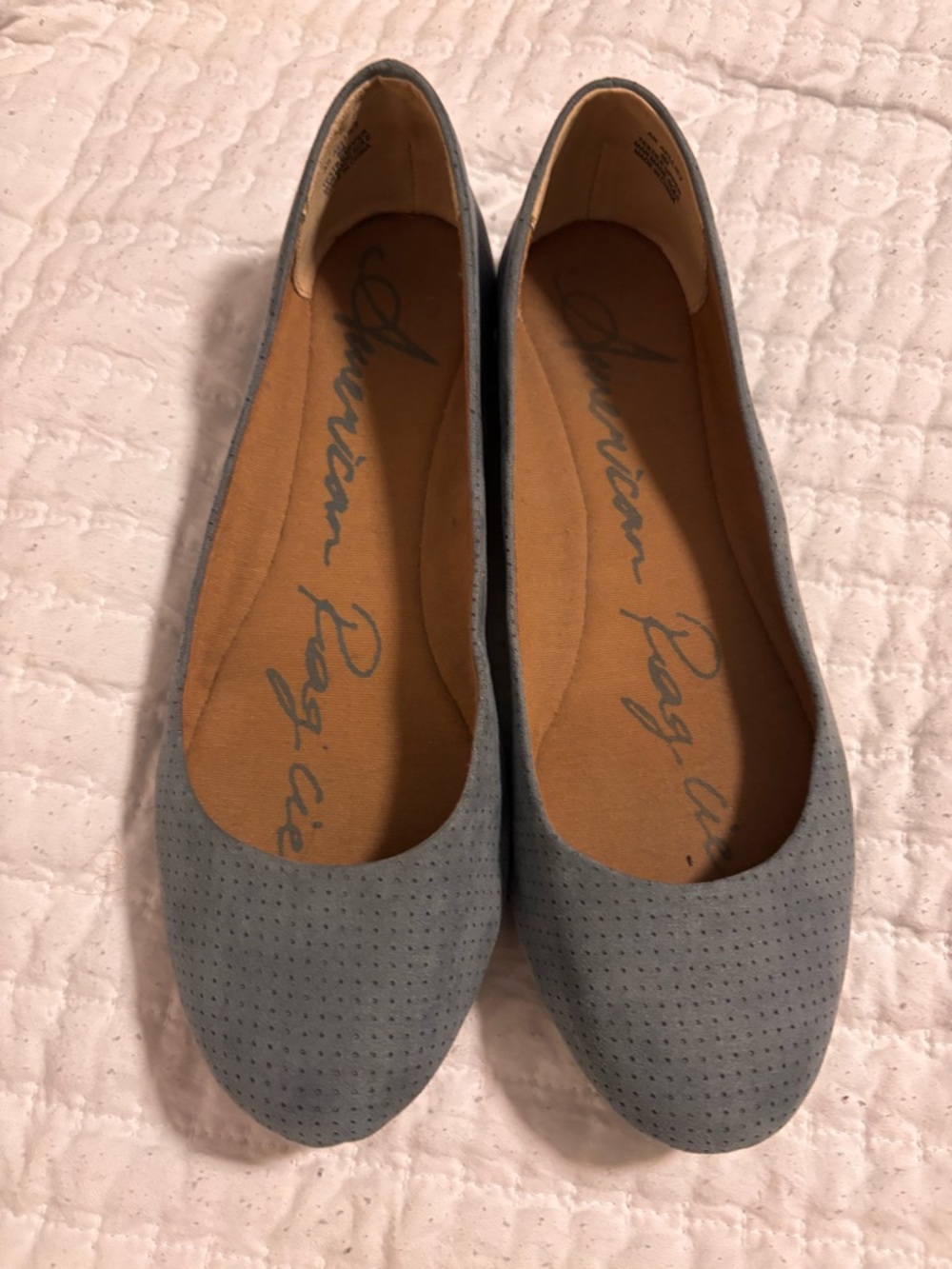 Comfortable Baby Blue Ballet Flats